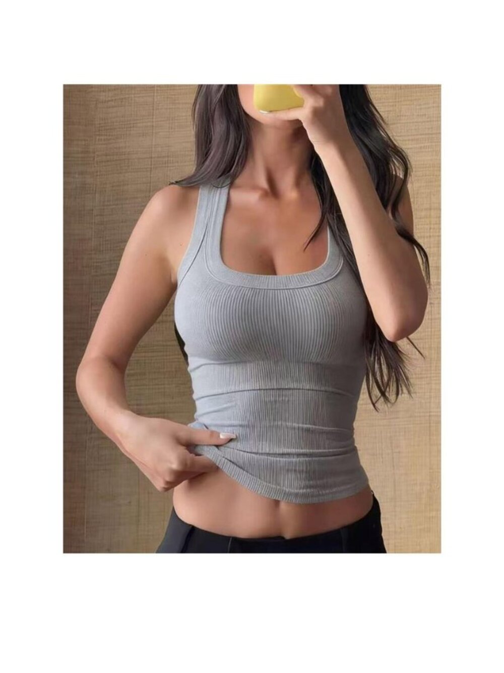 Ribbed Solid Color Tank - Picture 10 of 14